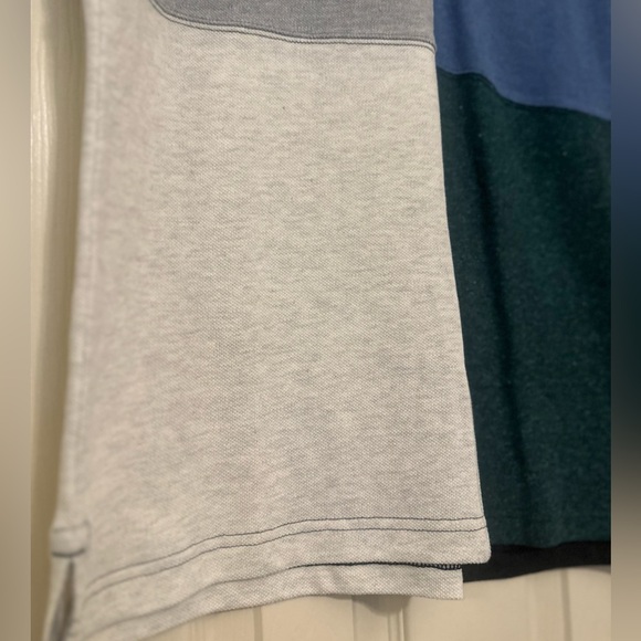 ♦️ Gunn Polo New Men’s Short Sleeve Colorblocked Polo Size Medium - Picture 10 of 10